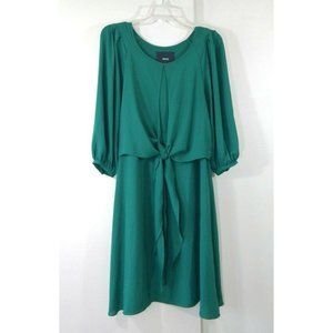 MAEVE ANTHROPOLOGIE dress bubble sleeve fit flare